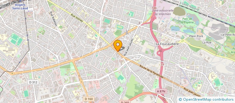 localisation de l'entreprise ETHIQUE HABITAT CONSEILS à ANGERS