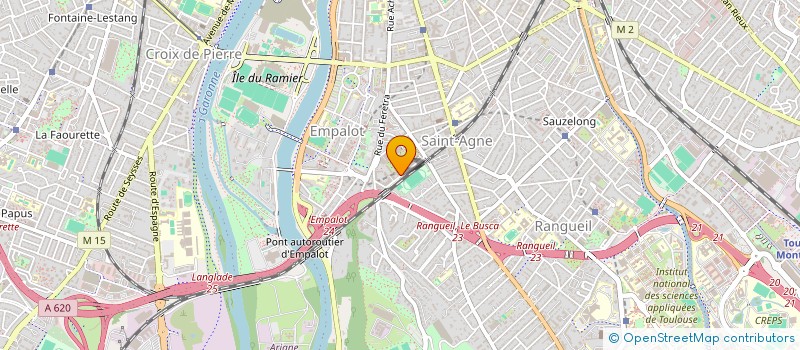 localisation de l'entreprise ETHIQUE INTERNATIONALE DE L'ALTRUISME ET DU DEVOUEMENT (E.I.A.D.) à TOULOUSE