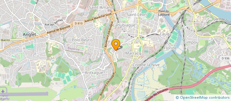 localisation de l'entreprise ETHIQUE RH CONSULTING à BAYONNE