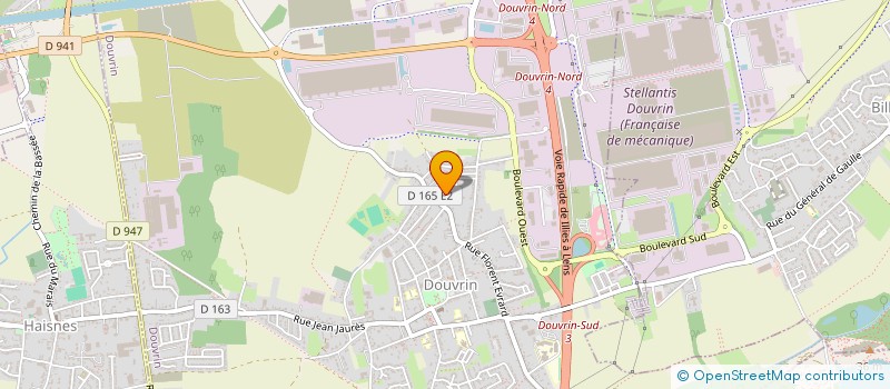 localisation de l'entreprise ETHIQUE RHSE  DOUVRIN