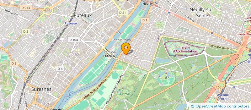 localisation de l'entreprise ETHISPORT à NEUILLY-SUR-SEINE