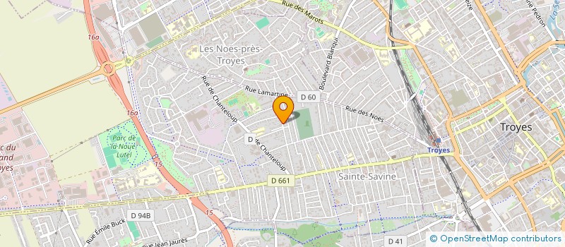 localisation de l'entreprise ETHL  SAINTE-SAVINE