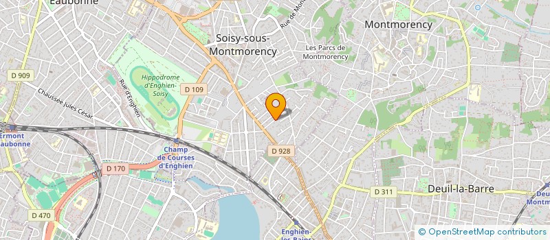 localisation de l'entreprise ETHNA  SOISY-SOUS-MONTMORENCY