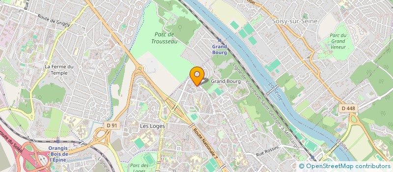 localisation de l'entreprise ETHNIC DISTRIBUTION à EVRY-COURCOURONNES