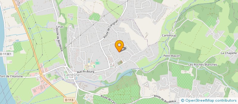 localisation de l'entreprise ETHNICOLOR  LATRESNE