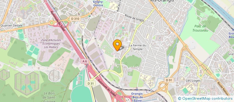 localisation de l'entreprise ETHNIES-CITE à RIS-ORANGIS