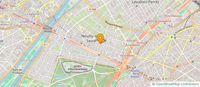 localisation de l'entreprise ETHNIK CONSEIL à NEUILLY-SUR-SEINE