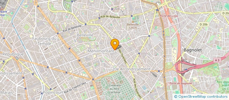 localisation de l'entreprise ETHNO-FORMATION  PARIS