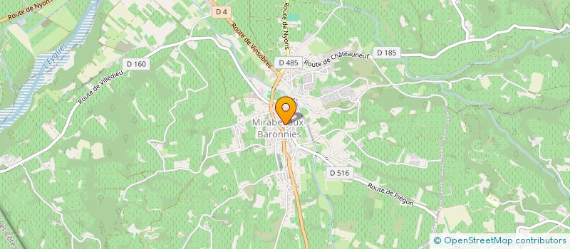 localisation de l'entreprise ETHNOCONSERVATION SYSTEMES  MIRABEL-AUX-BARONNIES