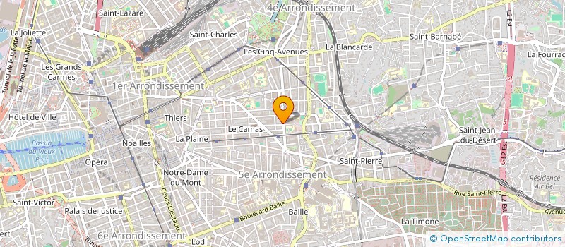 localisation de l'entreprise ETHNOMEDITERRANEE à MARSEILLE