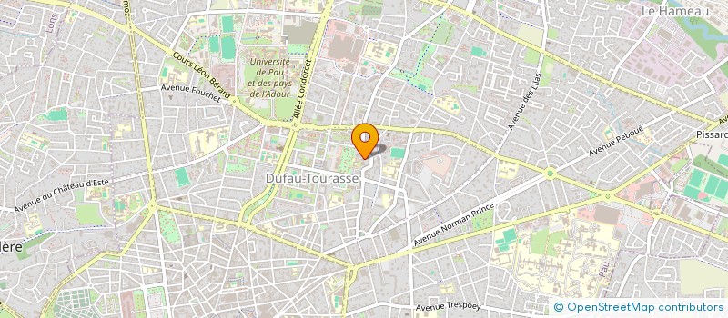 localisation de l'entreprise ETHNY BEAUTY à PAU