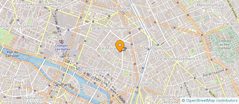 localisation de l'entreprise ETHOS CHALLENGE CONSEIL  PARIS