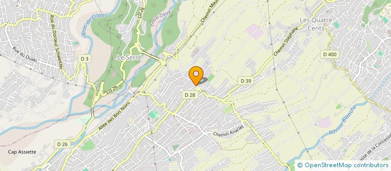 localisation de l'entreprise ETHOS COMPETENCES  SAINT-PIERRE