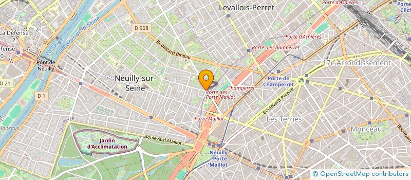 localisation de l'entreprise ETHOS - ILE DE FRANCE à NEUILLY-SUR-SEINE