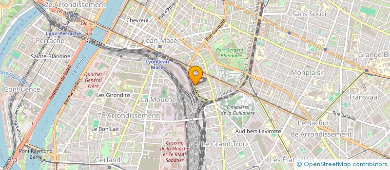 localisation de l'entreprise ETHU SCI  LYON