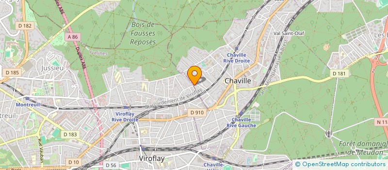 localisation de l'entreprise ETHYS à CHAVILLE