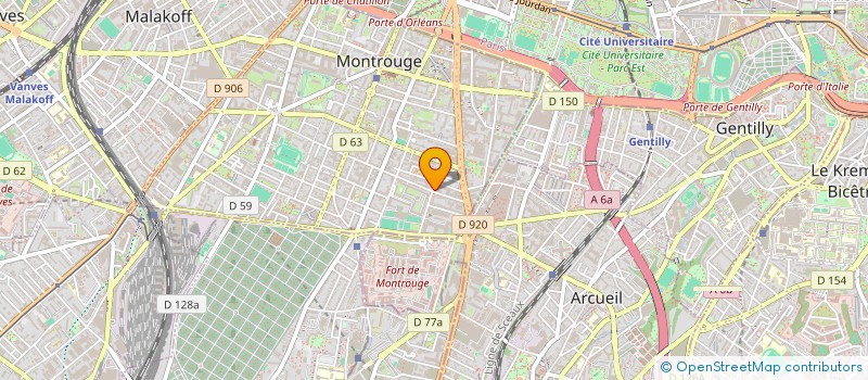 localisation de l'entreprise ETHYX PHARMACEUTICALS  MONTROUGE