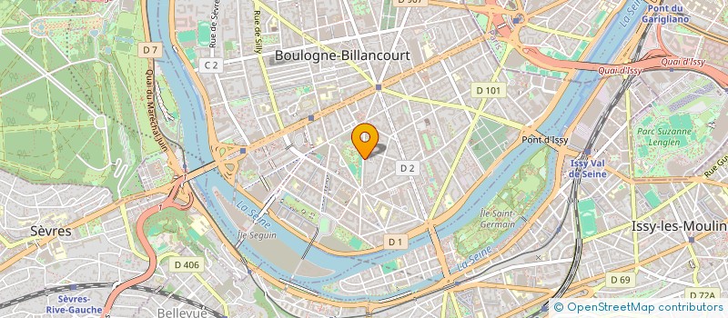 localisation de l'entreprise ETI DEVELOPPEMENT IMMOBILIER à BOULOGNE-BILLANCOURT