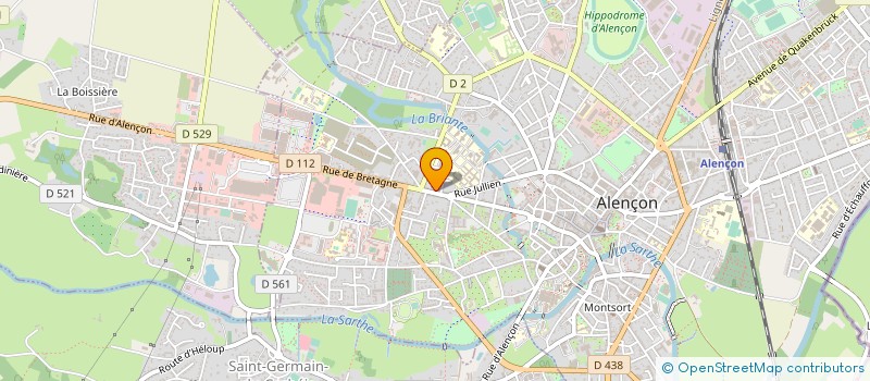 localisation de l'entreprise ETIA à ALENCON