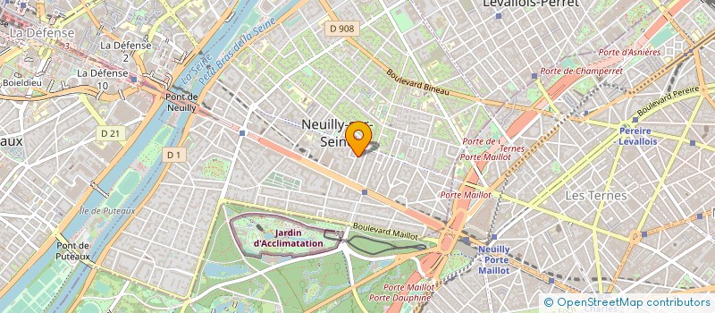 localisation de l'entreprise ETIA SARL à NEUILLY-SUR-SEINE
