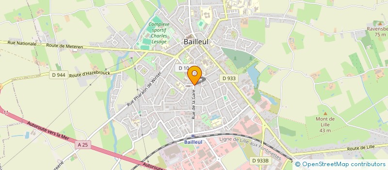 localisation de l'entreprise ETIAM 2 à BAILLEUL