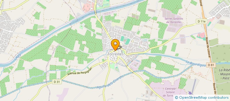 localisation de l'entreprise ETIAS  TORREILLES