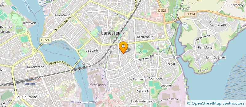 localisation de l'entreprise ETIB à LANESTER