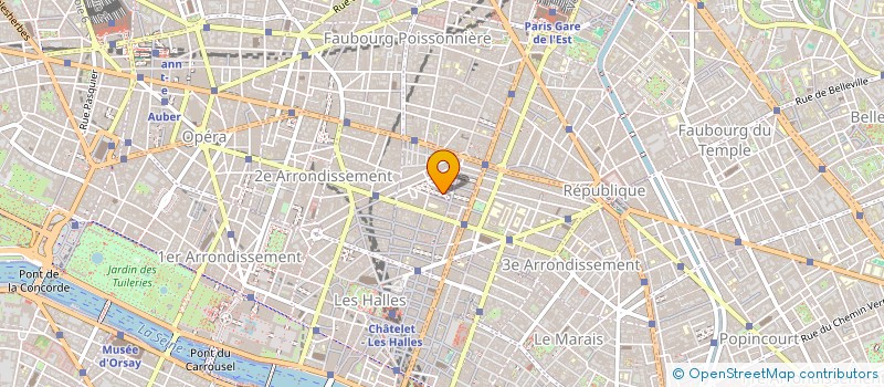 localisation de l'entreprise ETIBAG à PARIS