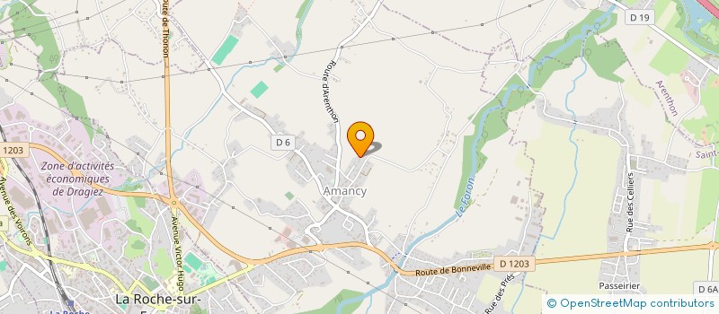 localisation de l'entreprise ETIC à AMANCY