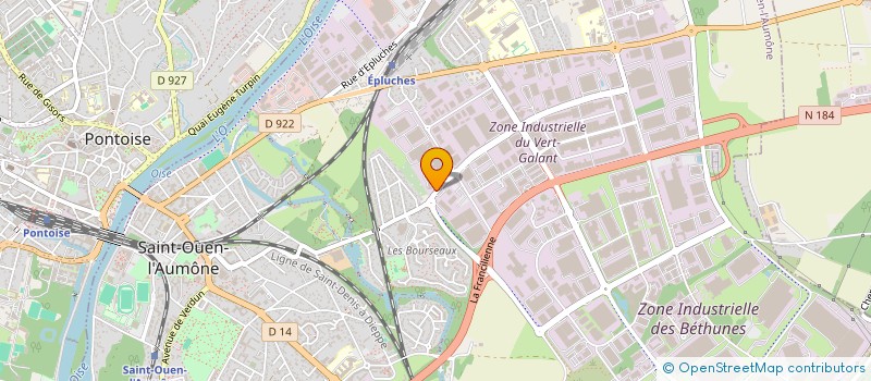 localisation de l'entreprise ETIC 95  SAINT-OUEN-L'AUMONE