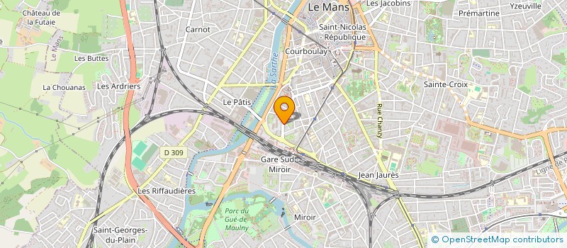 localisation de l'entreprise ETIC'ASSO à LE MANS