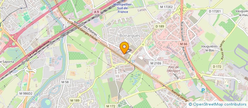 localisation de l'entreprise ETIC BBC à LATTES