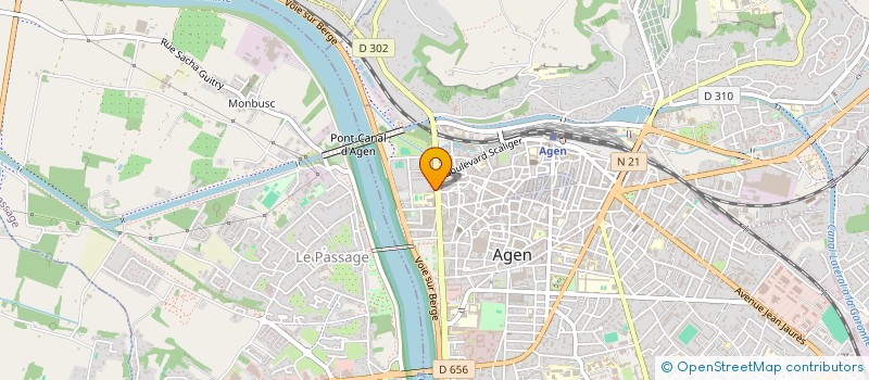 localisation de l'entreprise ETIC CORPO2 à AGEN