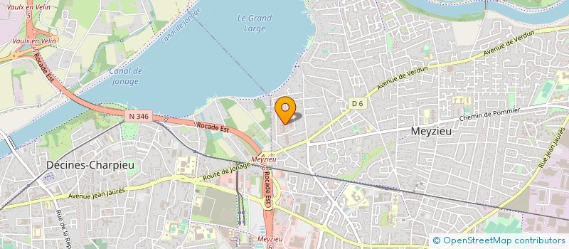 localisation de l'entreprise ETIC-ENERGY  MEYZIEU