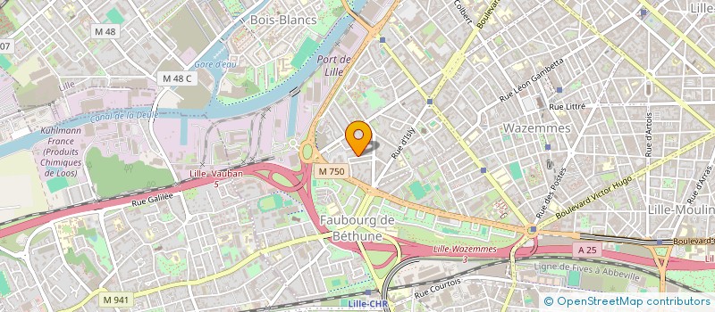 localisation de l'entreprise ETIC ET CIE  LILLE