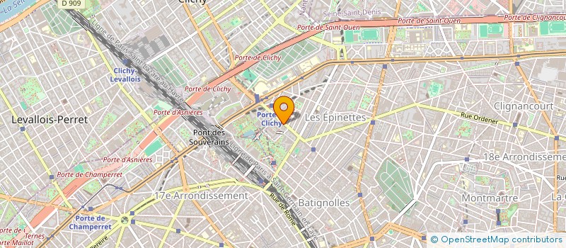 localisation de l'entreprise ETIC SANS FRONTIERES  PARIS