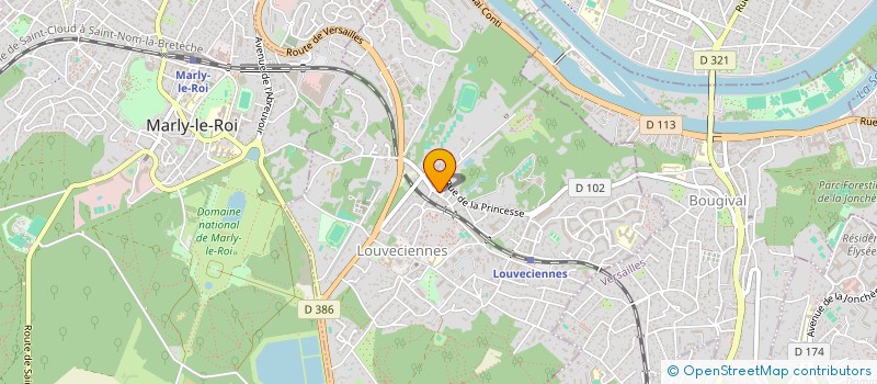 localisation de l'entreprise ETIC SOFTWARE  LOUVECIENNES