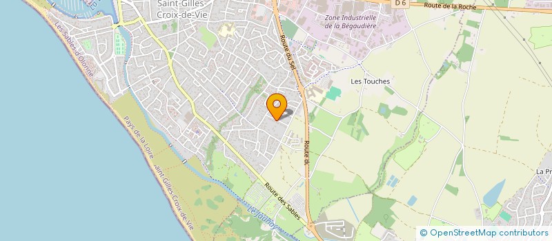 localisation de l'entreprise ETIC-SOLUTIONS à SAINT-GILLES-CROIX-DE-VIE