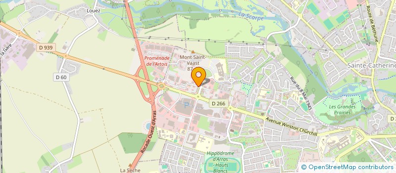 localisation de l'entreprise ETIC TRAVAUX DECO à ARRAS