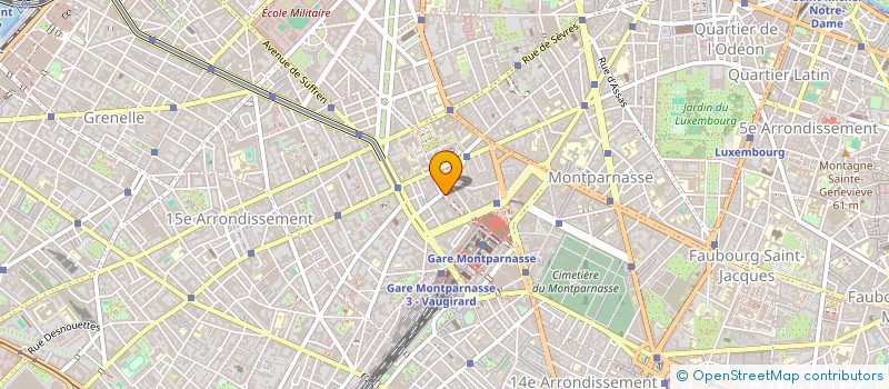 localisation de l'entreprise ETICA à PARIS