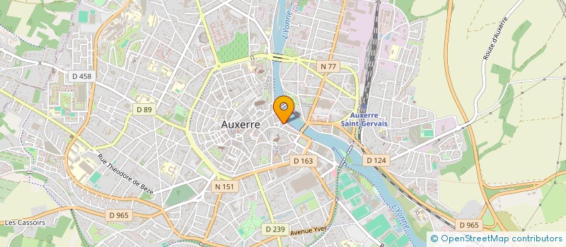localisation de l'entreprise ETICAR 2 à AUXERRE