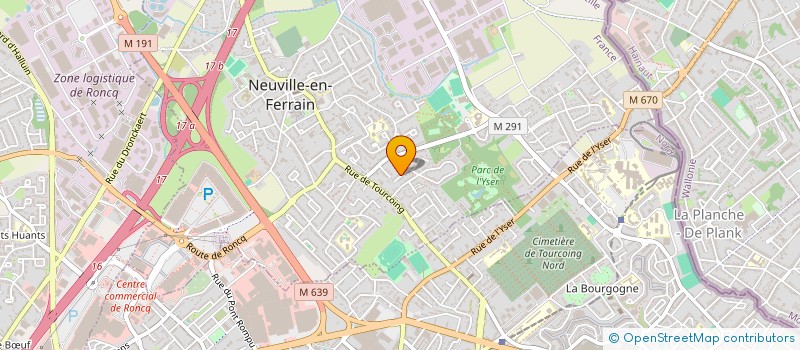localisation de l'entreprise ETICAV1 à NEUVILLE-EN-FERRAIN