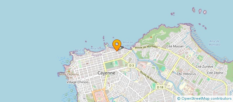 localisation de l'entreprise ETIELI  CAYENNE