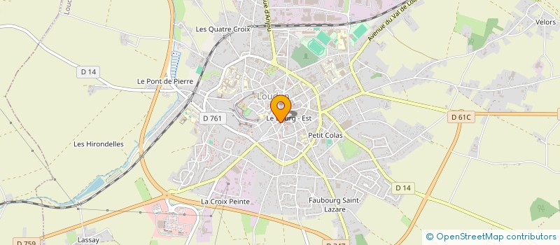 localisation de l'entreprise ETIENNE  LOUDUN