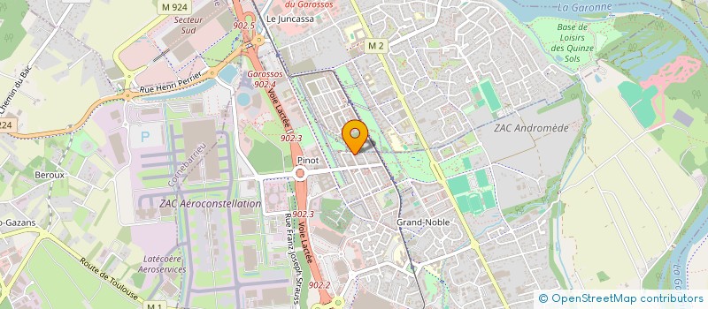 localisation de l'entreprise ETIENNE à BLAGNAC