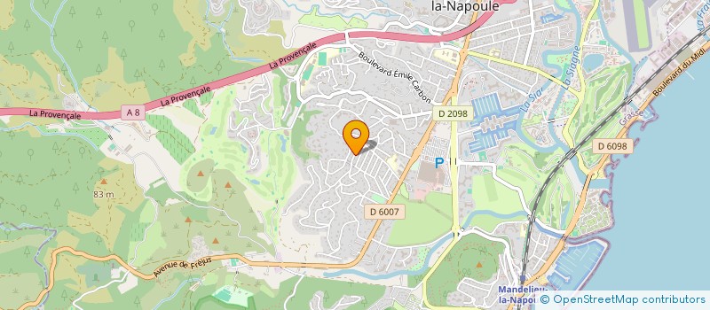 localisation de l'entreprise ETIENNE  MANDELIEU-LA-NAPOULE