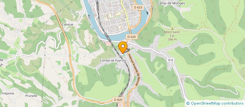 localisation de l'entreprise ETIENNE  CAHORS