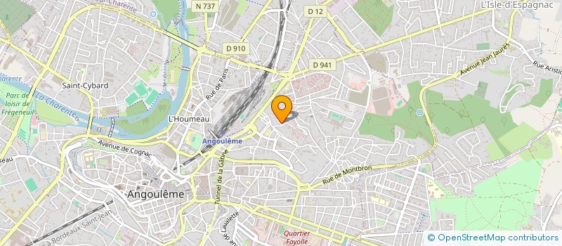 localisation de l'entreprise ETIENNE-BLANCHARD à ANGOULEME