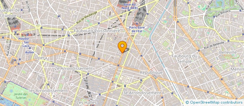 localisation de l'entreprise ETIENNE BRUNEL à PARIS