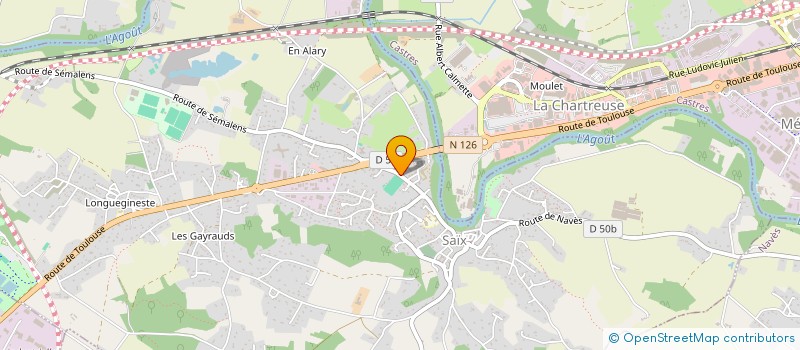 localisation de l'entreprise ETIENNE COACH  SAIX